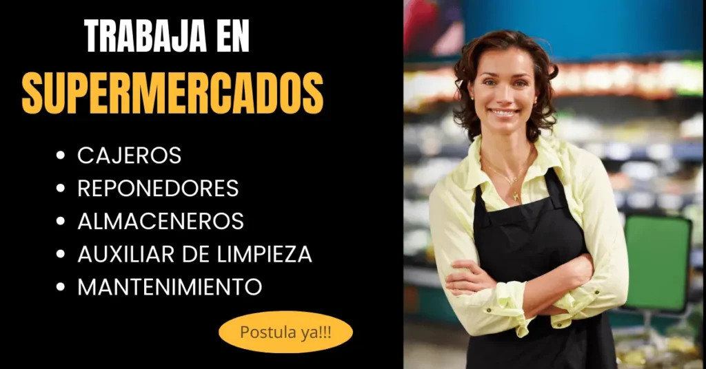 CONVOCATORIA DE PERSONAL PARA SUPERMERCADOS