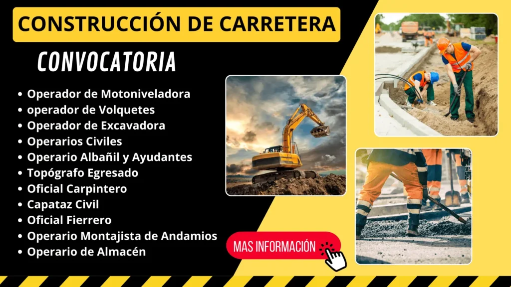 construcción de carreteras